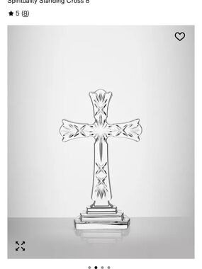 Waterford Crystal Spirituality Standing Cross 8"